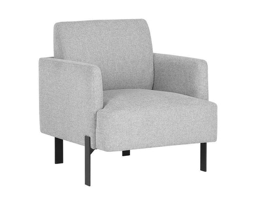 Lorilyn Lounge Chair Belfast Heather Grey - Modern Accent Chair | Upholstered