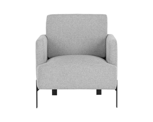 Lorilyn Lounge Chair Belfast Heather Grey - Modern Accent Chair | Upholstered