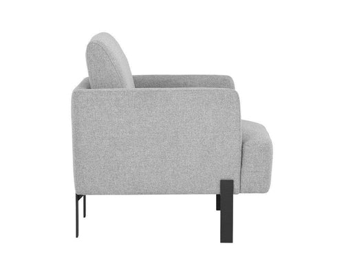 Lorilyn Lounge Chair Belfast Heather Grey - Modern Accent Chair | Upholstered