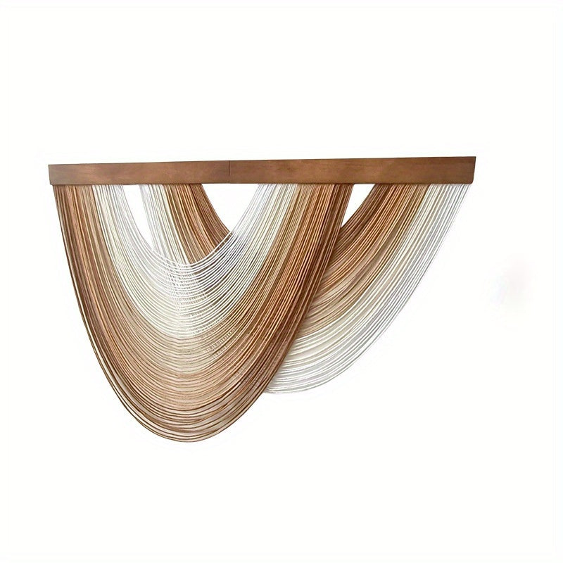 Ocean Wave Wall Hanging - Boho Macrame Tapestry | Gradient Wall Art