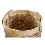 Bamboo Tropical Storage Basket Set of 3 | Natural Rushes 35x35x30cm