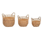 Premium Metal Storage Basket Set - Industrial Chic Organization