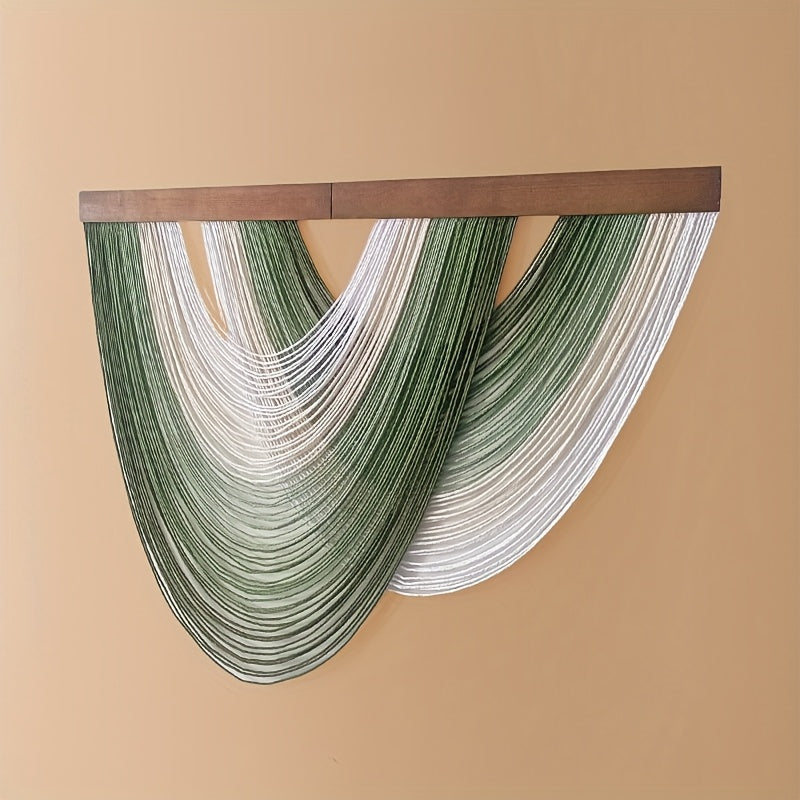 Ocean Wave Wall Hanging - Boho Macrame Tapestry | Gradient Wall Art