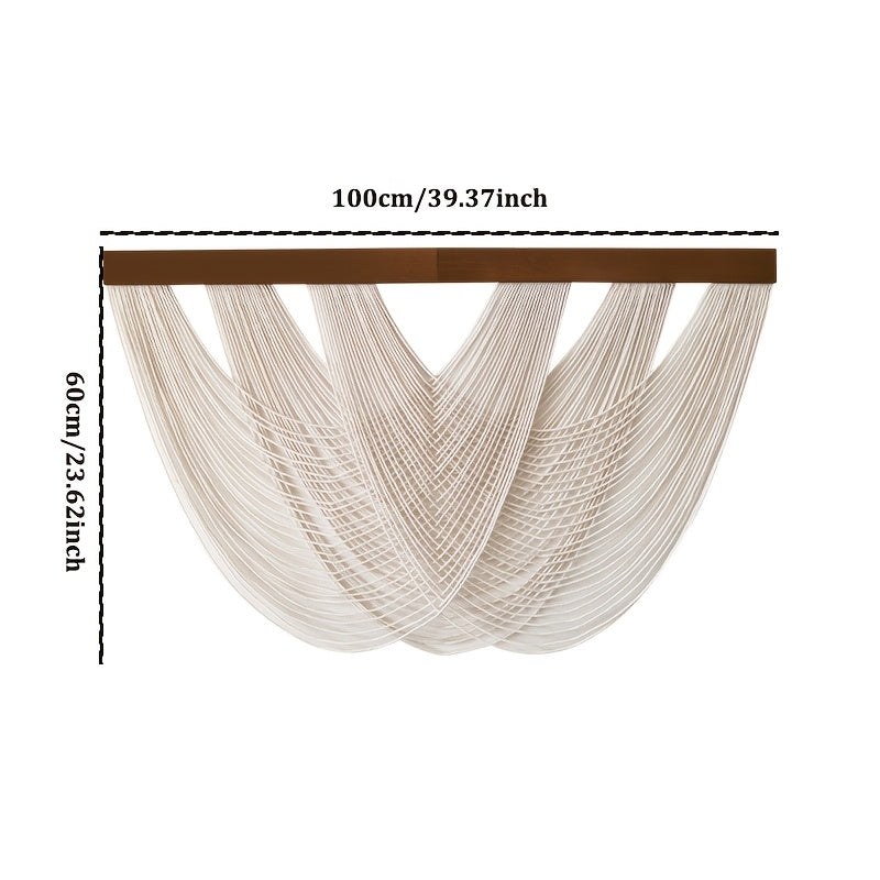 Nordic Boho Wall Tapestry - Handwoven Cotton Wall Hanging | Scandinavian Home Decor