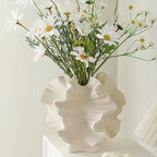 Artistic Porcelain Vase - Modern Irregular Shaped Ceramic Flower Vase