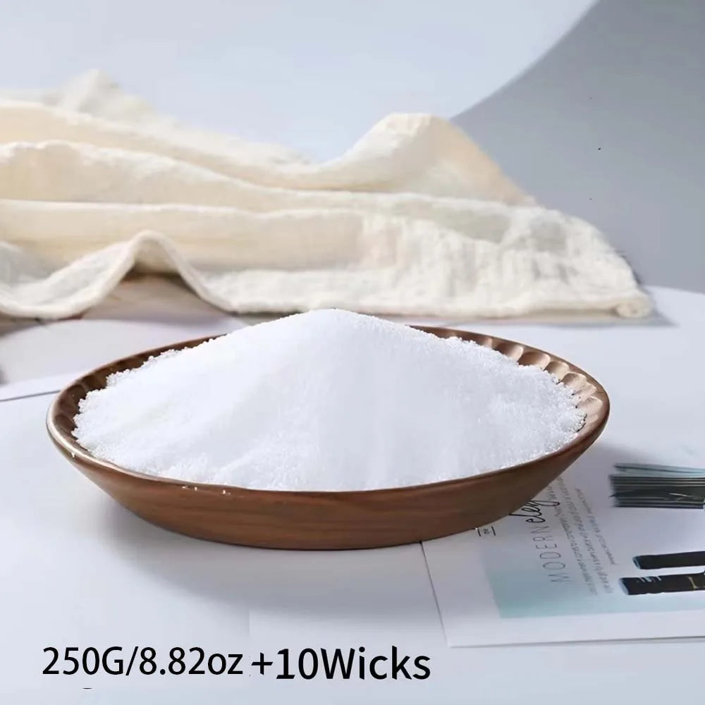 Pearl Candle Sand Wax Kit 1LB Complete Set with 10 Wicks