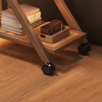 Foldable Bedside Table - Multi-Layer Storage Rack for Bedroom & Living Room