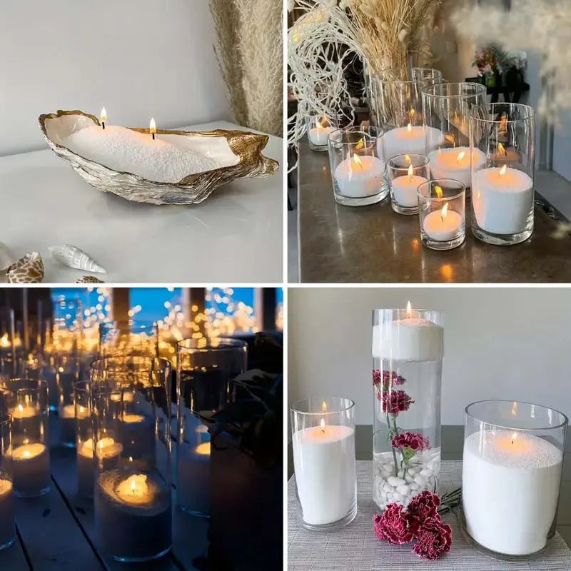 Pearl Candle Sand Wax Kit 1LB Complete Set with 10 Wicks