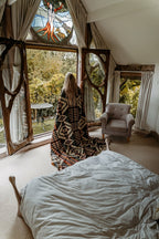 Handcrafted Ecuadorian Queen Blanket - Campfire Ash | Secoya Throw