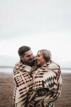 Handcrafted Recycled Acrylic Blanket Queen - Mint Green | Secoya Throw