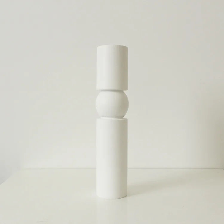 Italian Wooden Modern Minimalist Candle Holders