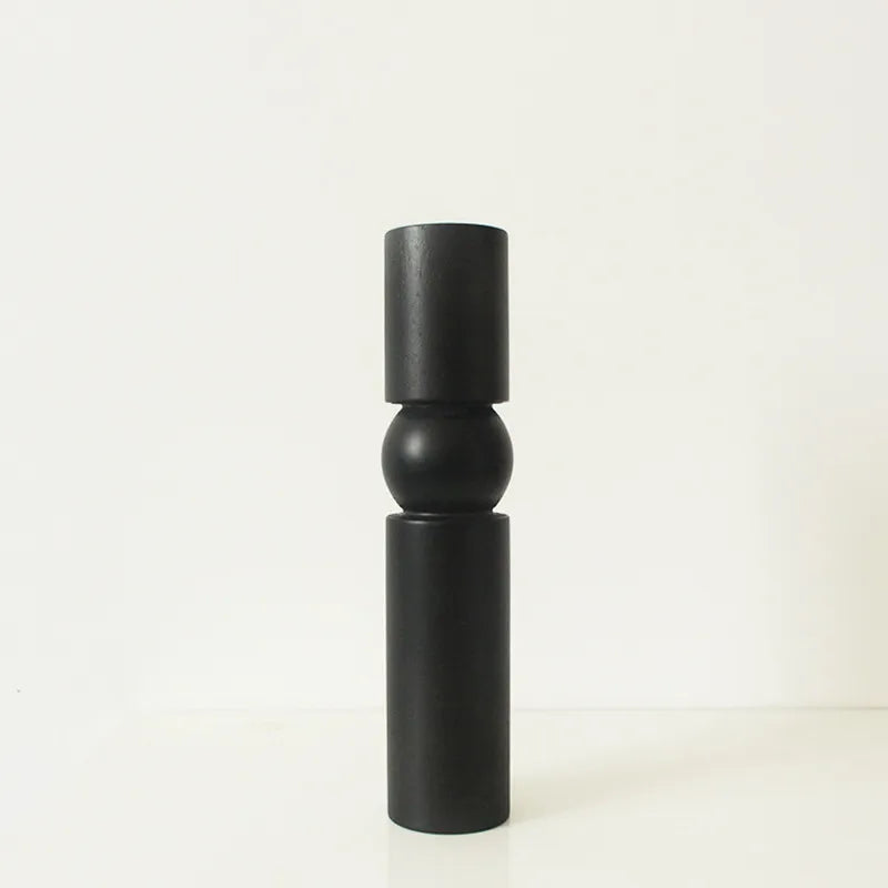 Italian Wooden Modern Minimalist Candle Holders