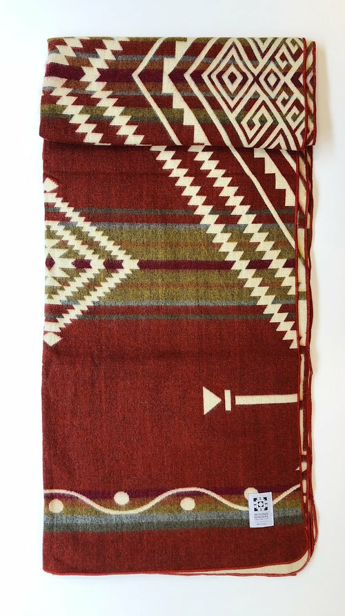 Achuar Blanket - Autumn Handcrafted Ecuadorian Blanket