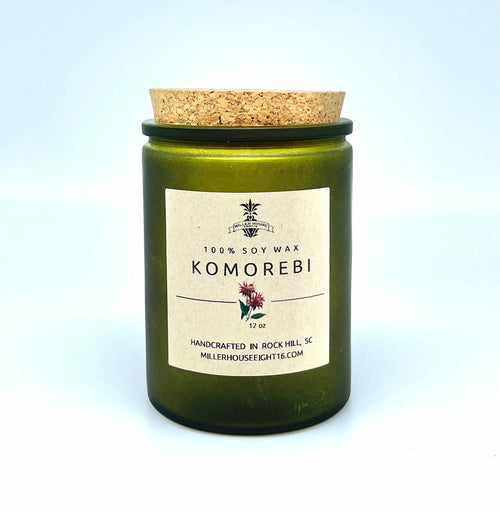 Komorebi Candle - Citrus Cedar Scented Candle with Amber & Musk