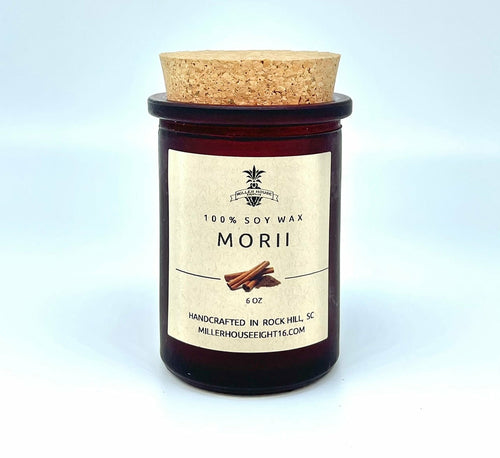 Morii Candle - Cranberry Cinnamon Scented Candle with Pine & Vanilla