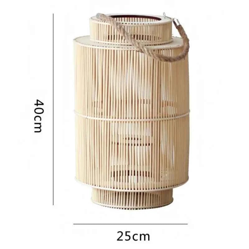 Rattan Wind Lantern Candle Holder Vintage Candle Holders Decorative Nordic Candlestick Elegant Candlesticks Home Decorations