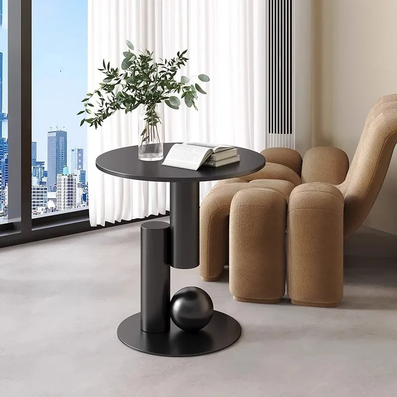 Modern Side Table | Minimalist Accent Table for Living Room, Bedroom & Balcony | Premium Luxury Furniture