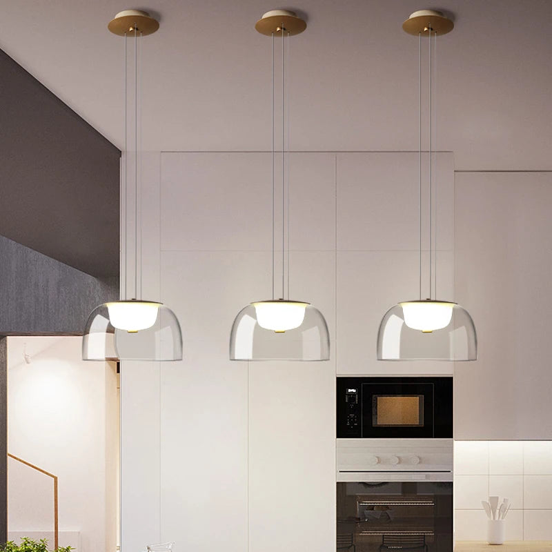 Modern Glass Pendant Light | Nordic LED Art Deco Chandelier