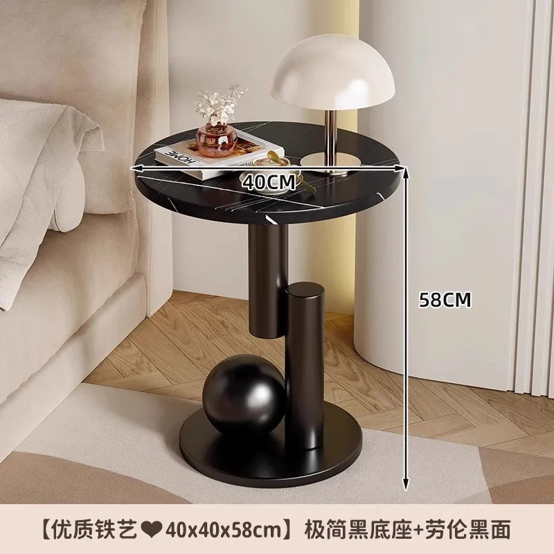 Modern Side Table | Minimalist Accent Table for Living Room, Bedroom & Balcony | Premium Luxury Furniture