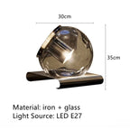Glass Ball Lamp - Nordic Post-Modern Designer Light with Touch Control