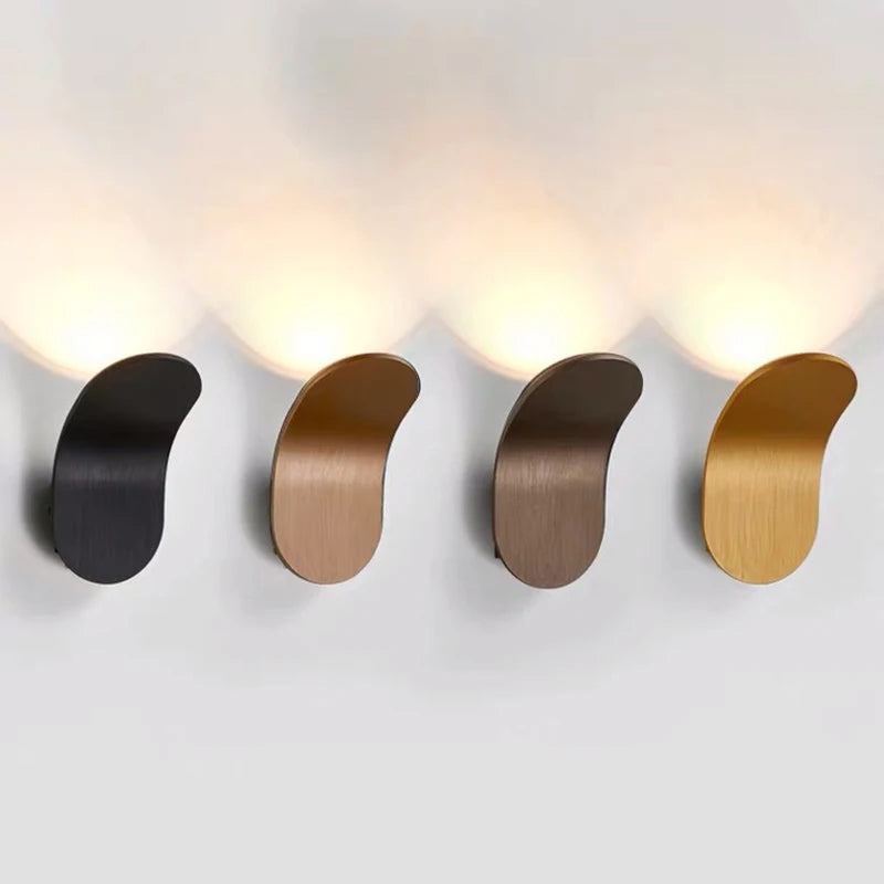 Modern LED Wall Sconce | Nordic Aluminum Light for Bedroom & Bathroom
