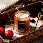 Velvet Rose Ebony Scented Candle - 40 Hour Natural Soy Wax Aromatherapy Candle