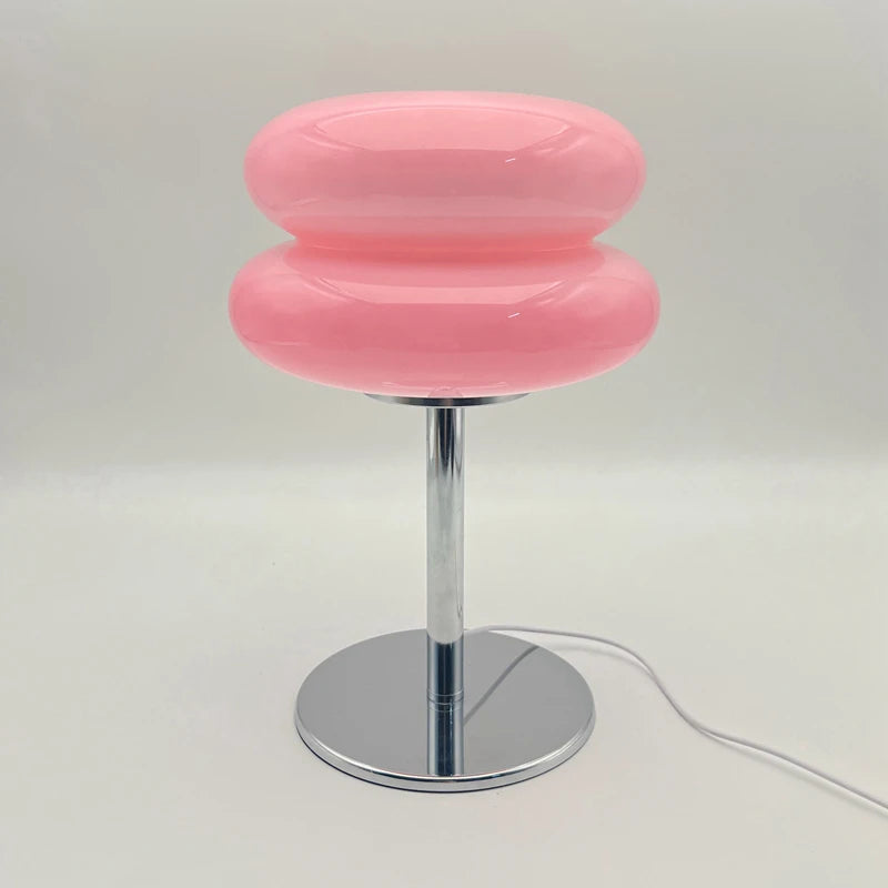 Hamburg Glass Table Lamp - Modern Dimmable Bedside Lamp with Touch Control