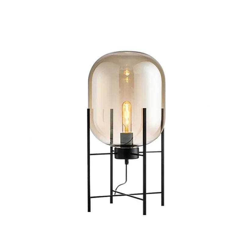 Glass Ball Floor Lamp - Postmodern Scandinavian Reading Lamp