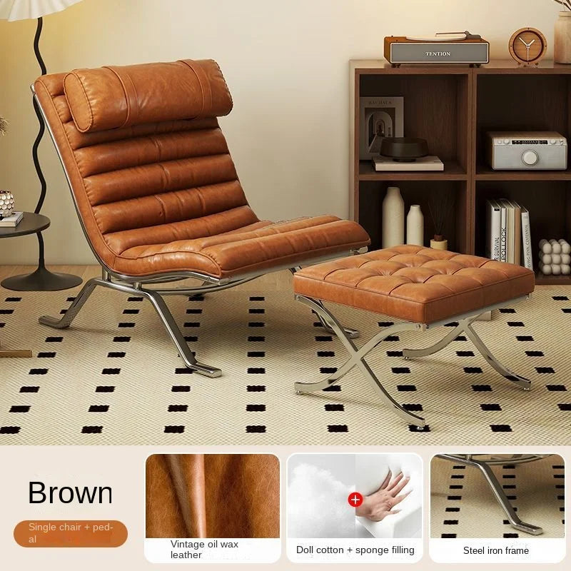 Minimalist Luxury Sofa Chair - Designer Lounge Chair for Living Room