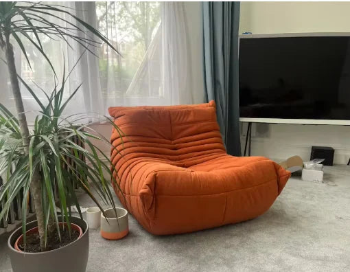 Lazy Sofa Chair - Tatami Reading Chair for Bedroom, Living Room & Balcony