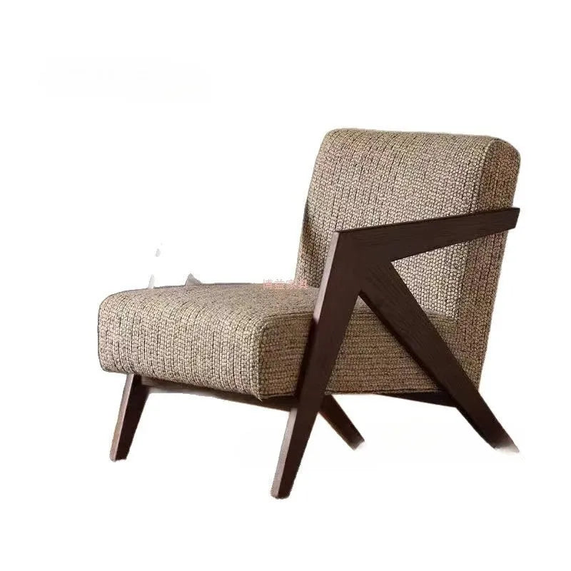 French Medieval Lazy Sofa Chair - Nordic Designer Accent Chair for Living Room