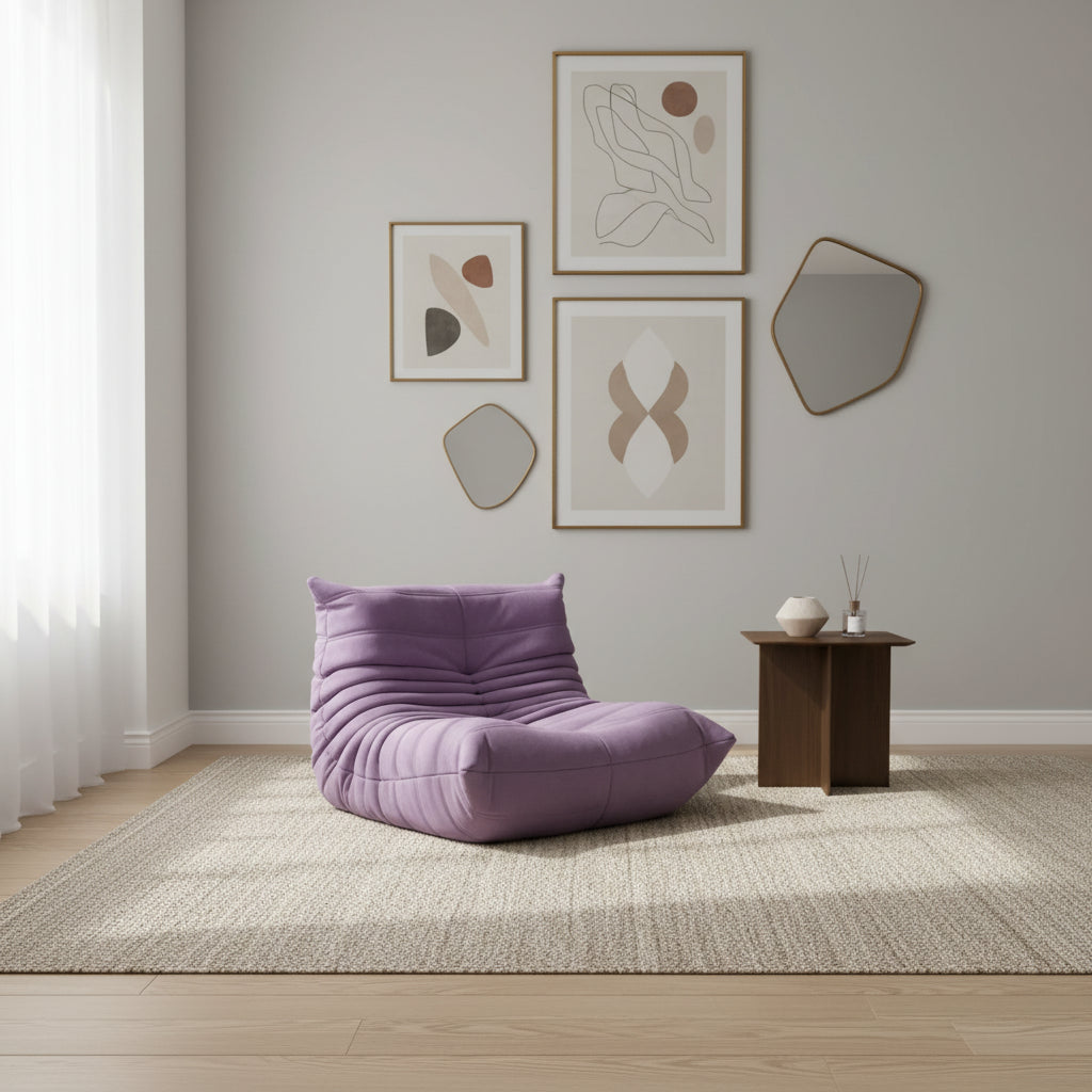 Lazy Sofa Chair - Tatami Reading Chair for Bedroom, Living Room & Balcony