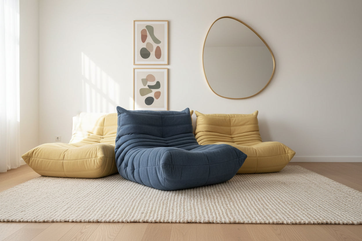 Lazy Sofa Chair - Tatami Reading Chair for Bedroom, Living Room & Balcony