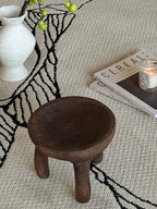 Wabi Sabi Wooden Fruit Tray - Handcrafted Walnut Serving Platter, Home Decor