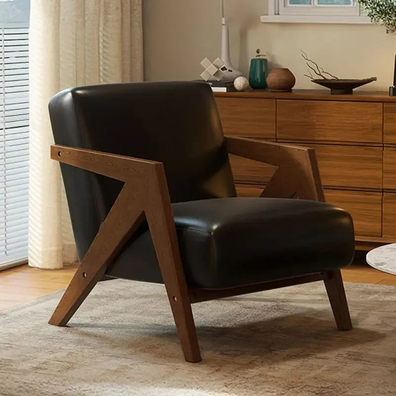 Mid-Century Modern Accent Chair - Armchair with Armrests