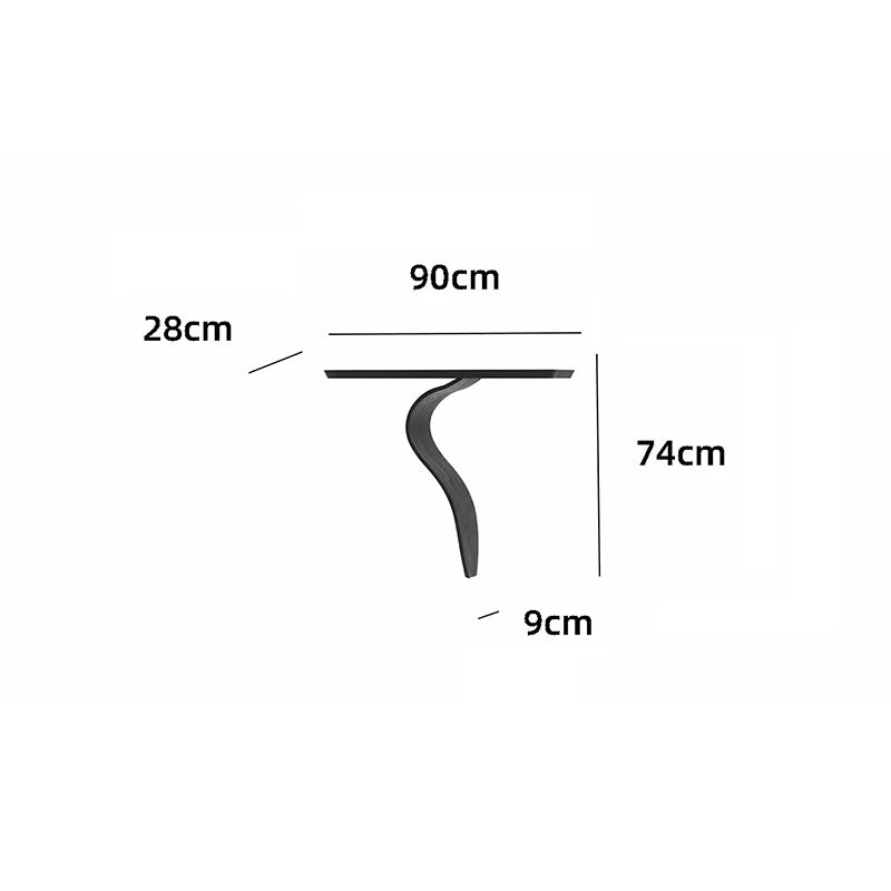 Wabi Sabi Console Table - Vintage Chinese Minimalist Entrance Table for Living Room