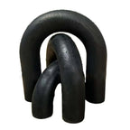 Boho Wood Arc Ornament - Handmade Carved Wooden Décor for Shelf & Wall