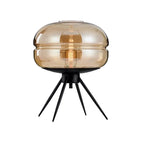 Art Glass Bedside Lamp - Postmodern Designer Table Lamp for Bedroom & Study