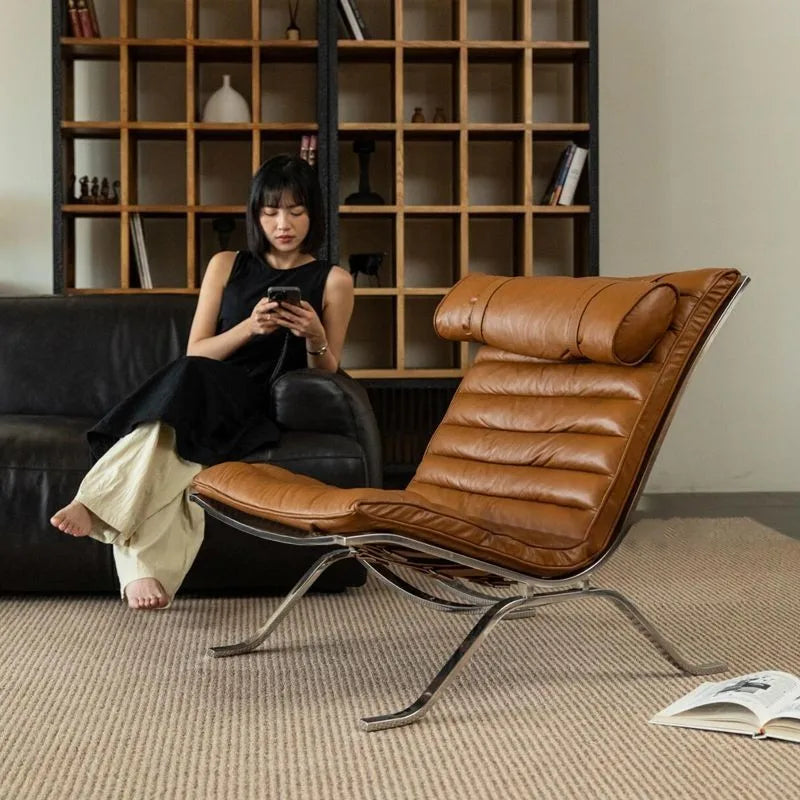 Minimalist Luxury Sofa Chair - Designer Lounge Chair for Living Room