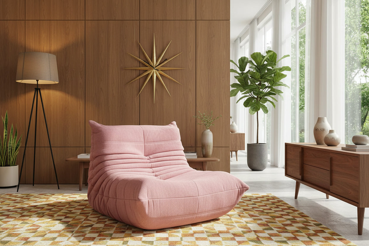 Lazy Sofa Chair - Tatami Reading Chair for Bedroom, Living Room & Balcony