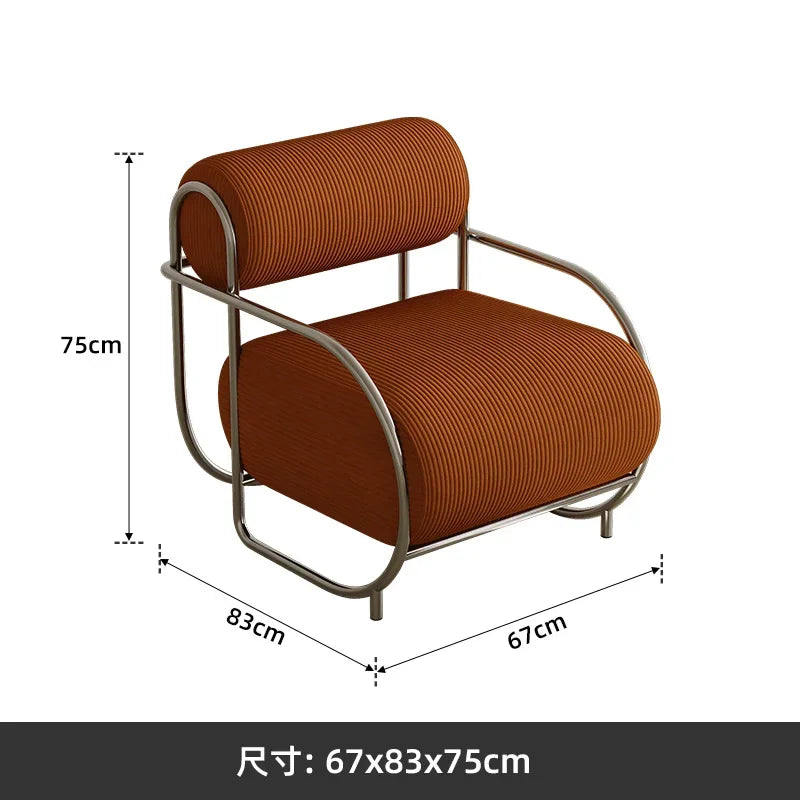 Medieval Retro Leisure Chair - Single Sofa