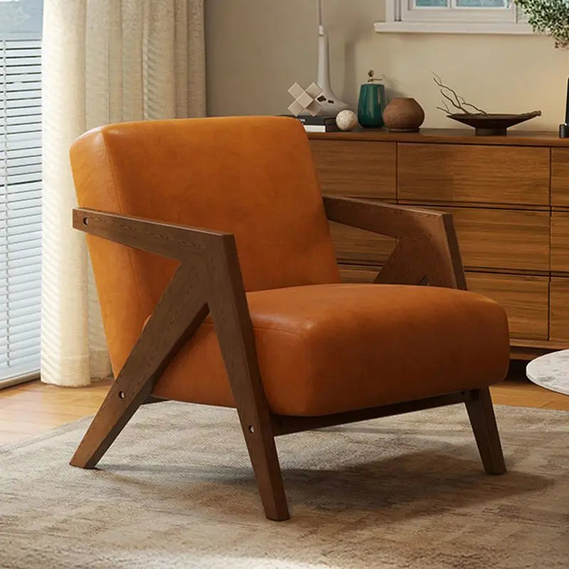 Mid-Century Modern Accent Chair - Armchair with Armrests