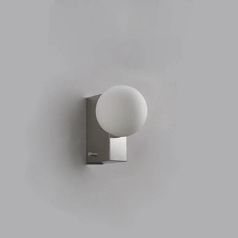 Wall Sconce - Modern Black Metal Wall Lamp for Bedroom & Dining Room