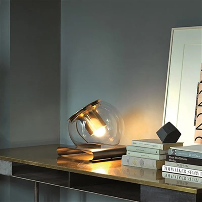 Glass Ball Lamp - Nordic Post-Modern Designer Light with Touch Control
