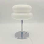 Hamburg Glass Table Lamp - Modern Dimmable Bedside Lamp with Touch Control