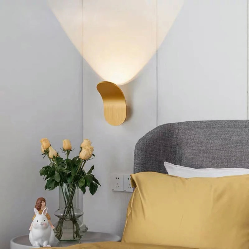Modern LED Wall Sconce | Nordic Aluminum Light for Bedroom & Bathroom