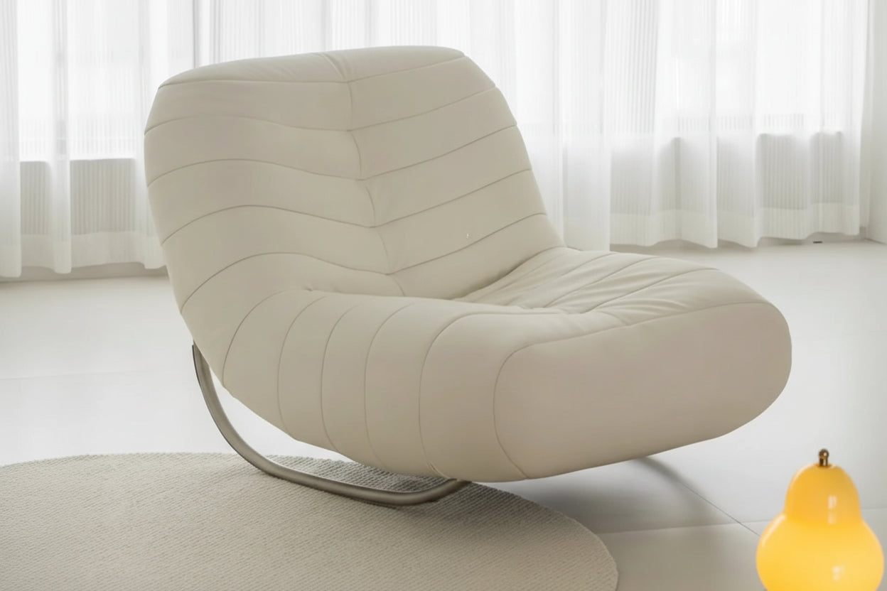 Wrought Iron Caterpillar Rocking Chair - Retro Caterpillar Lounge Chair