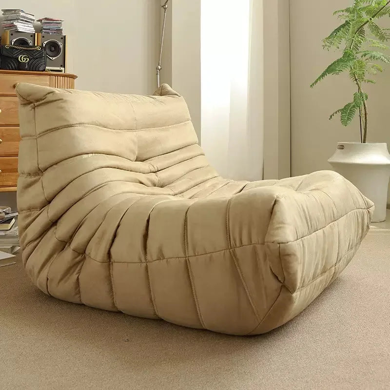 Lazy Sofa Chair - Tatami Reading Chair for Bedroom, Living Room & Balcony