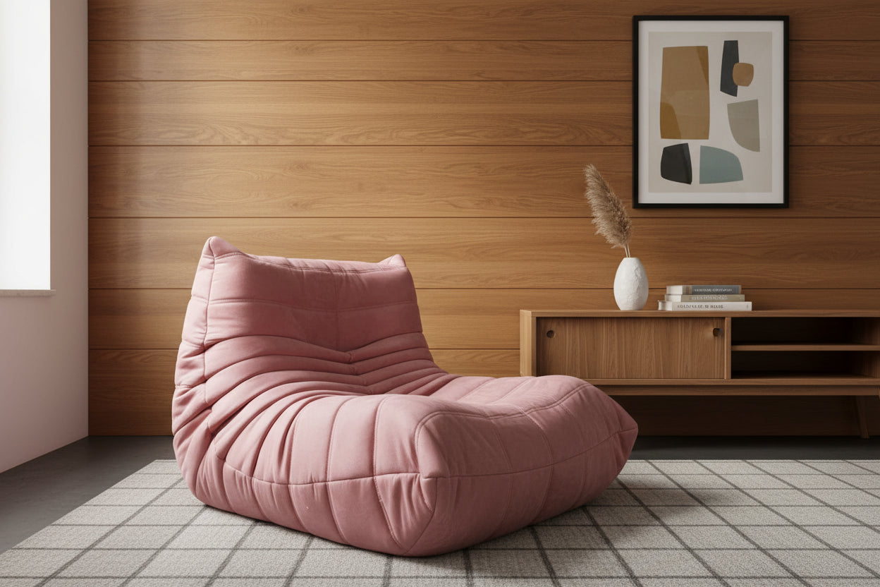 Lazy Sofa Chair - Tatami Reading Chair for Bedroom, Living Room & Balcony