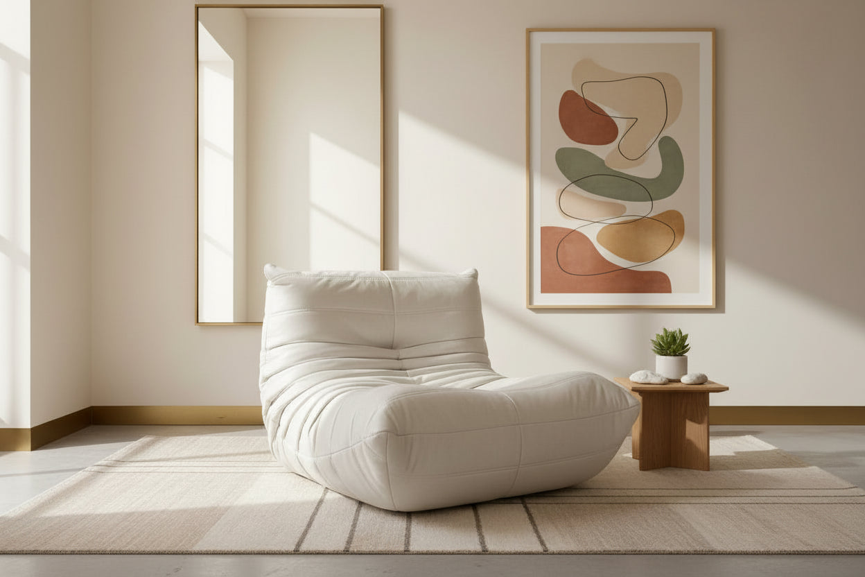 Lazy Sofa Chair - Tatami Reading Chair for Bedroom, Living Room & Balcony